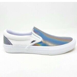 Vans Men's Slip On Pro Iridescent Skate Shoes Sneakers, Sz 5